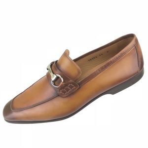 Magnanni Men's Size 10 M Brown Leather Shoes